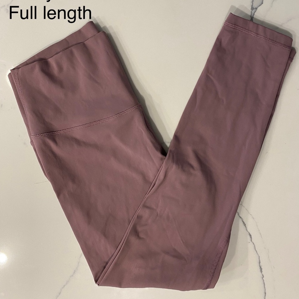 Dusty Rose full length leggings